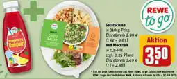 REWE Rewe to go Salatschale oder und Mocktail Angebot
