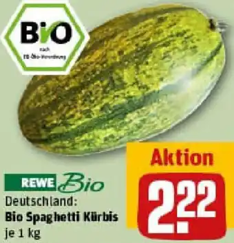 REWE Bio Spaghetti Kürbis Angebot