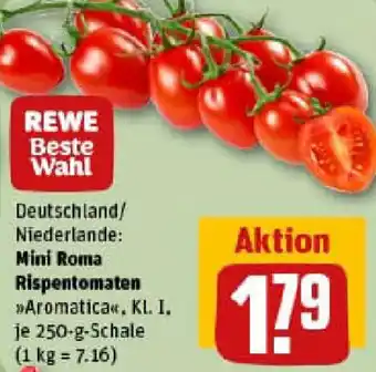 REWE Mini Roma Rispentomaten Angebot