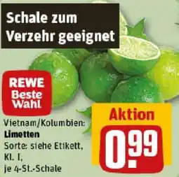 REWE Limetten Angebot