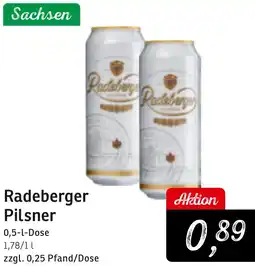 KONSUM Radeberger Pilsner Angebot