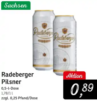 KONSUM Radeberger Pilsner Angebot