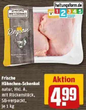 REWE Frische Hähnchen-Schenkel Angebot