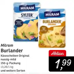 KONSUM Milram Burlander Angebot