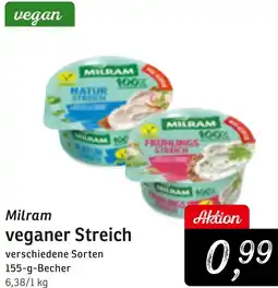 KONSUM Milram veganer Streich Angebot