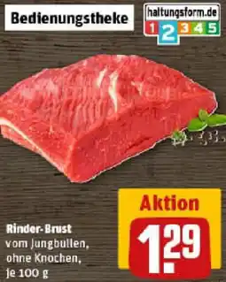 REWE Rinder-Brust Angebot