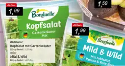 KONSUM Bonduelle Kopfsalat mit Gartenkräuter oder Mild & Wild Angebot