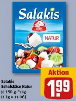 REWE Salakis Schafskäse Natur Angebot