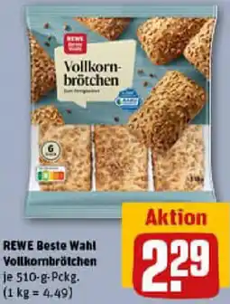 REWE REWE Beste Wahl Vollkornbrötchen Angebot
