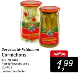 KONSUM Spreewald-Feldmann Cornichons Angebot