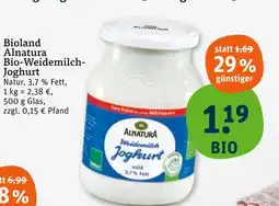 tegut Alnatura bio-weidemilch-joghurt Angebot