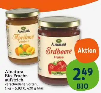 tegut Alnatura aprikose bio-fruchtaufstrich Angebot