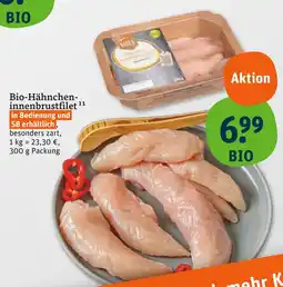 tegut Bio-hähncheninnenbrustfilet Angebot