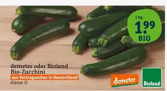 tegut Demeter bio-zucchini Angebot