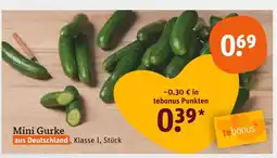 tegut Mini gurke Angebot