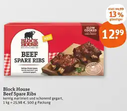 tegut Block house beef spare ribs Angebot