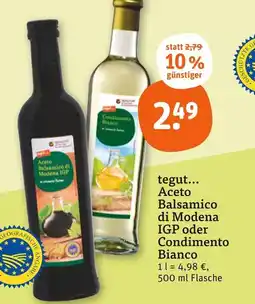 tegut Tegut aceto balsamico di modena igp Angebot