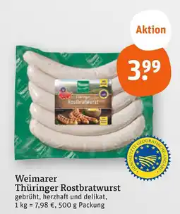 tegut Weimarer thüringer rostbratwurst Angebot