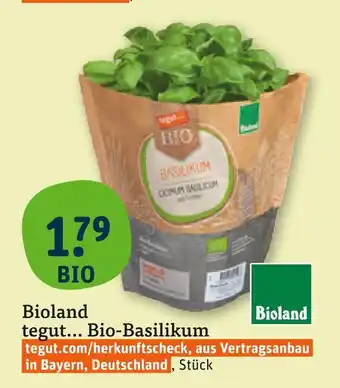 tegut Tegut... bio-basilikum Angebot