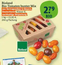 tegut Bioland bio-tomaten bunter mix Angebot
