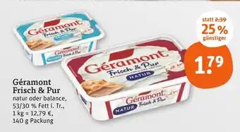 tegut Géramont frisch & pur natur Angebot