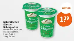 tegut Schwälbchen frische schlagsahne Angebot
