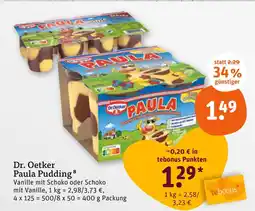 tegut Dr. oetker paula pudding Angebot