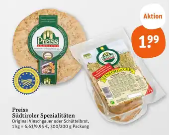 tegut Preiss original vinschgauer Angebot