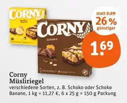 tegut Corny müsliriegel schoko Angebot