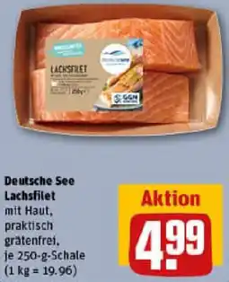 REWE Deutsche See Lachsfilet Angebot