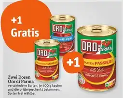 tegut Zwei dosen oro di parma Angebot