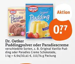 tegut Dr. oetker puddingpulver Angebot