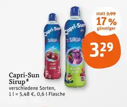 tegut Capri-sun sirup kirsche Angebot