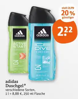 tegut Adidas active start duschgel Angebot