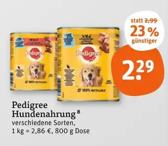 tegut Pedigree hundenahrung Angebot