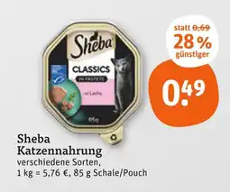 tegut Sheba katzennahrung Angebot