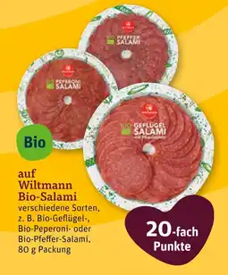 tegut Wiltmann bio-geflügel-salami Angebot