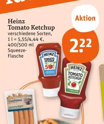 tegut Heinz tomato ketchup Angebot