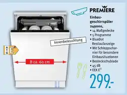 Trends Möbel Premiere einbaugeschirrspüler Angebot