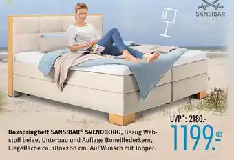 Trends Möbel Sansibar boxspringbett svendborg Angebot