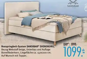 Trends Möbel Sansibar boxspringbett-system svendborg Angebot