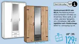 Trends Möbel Kleiderschrank micky oder bella Angebot
