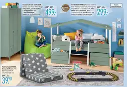 Trends Möbel Massivholz kinderbett pearly, kleiderschrank harlison oder faltmatratze stars Angebot