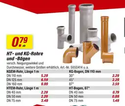toom Baumarkt Kgem-rohr, länge 1 m Angebot