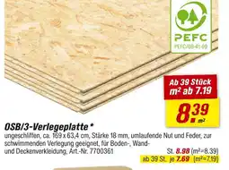 toom Baumarkt Osb/3-verlegeplatte Angebot