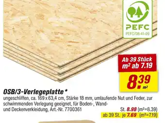 toom Baumarkt Osb/3-verlegeplatte Angebot