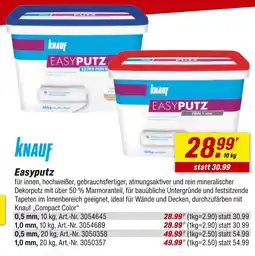toom Baumarkt Knauf easyputz 0,5 mm Angebot
