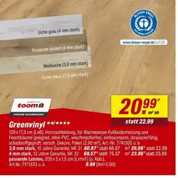 toom Baumarkt Toom greenvinyl Angebot