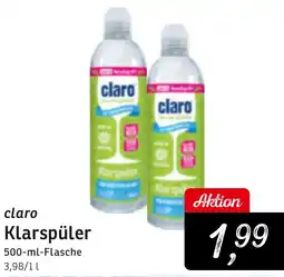 KONSUM claro Klarspüler Angebot