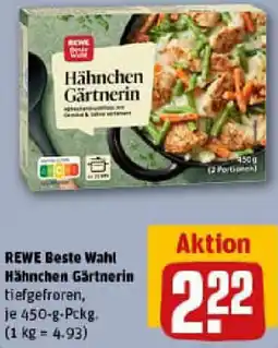 REWE REWE Beste Wahl Hähnchen Gärtnerin Angebot
